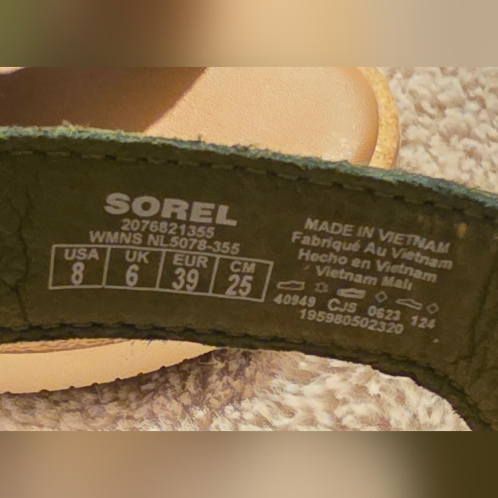 NEW IN BOX Sorel Leather Sandals - Picture 6 of 12